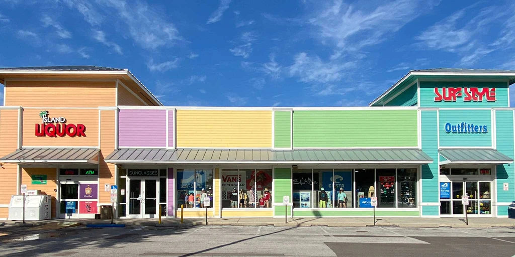 Exterior of Surf Style's Surf Shop in Clearwater, FL