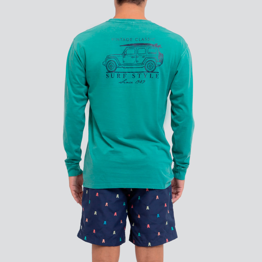JEEPストリート長袖 Tシャツ ロンT レトロ Long Sleeve T-Shirt JEEPストリート長袖 Tシャツ ロンT レトロ Long Sleeve T-Shirt
