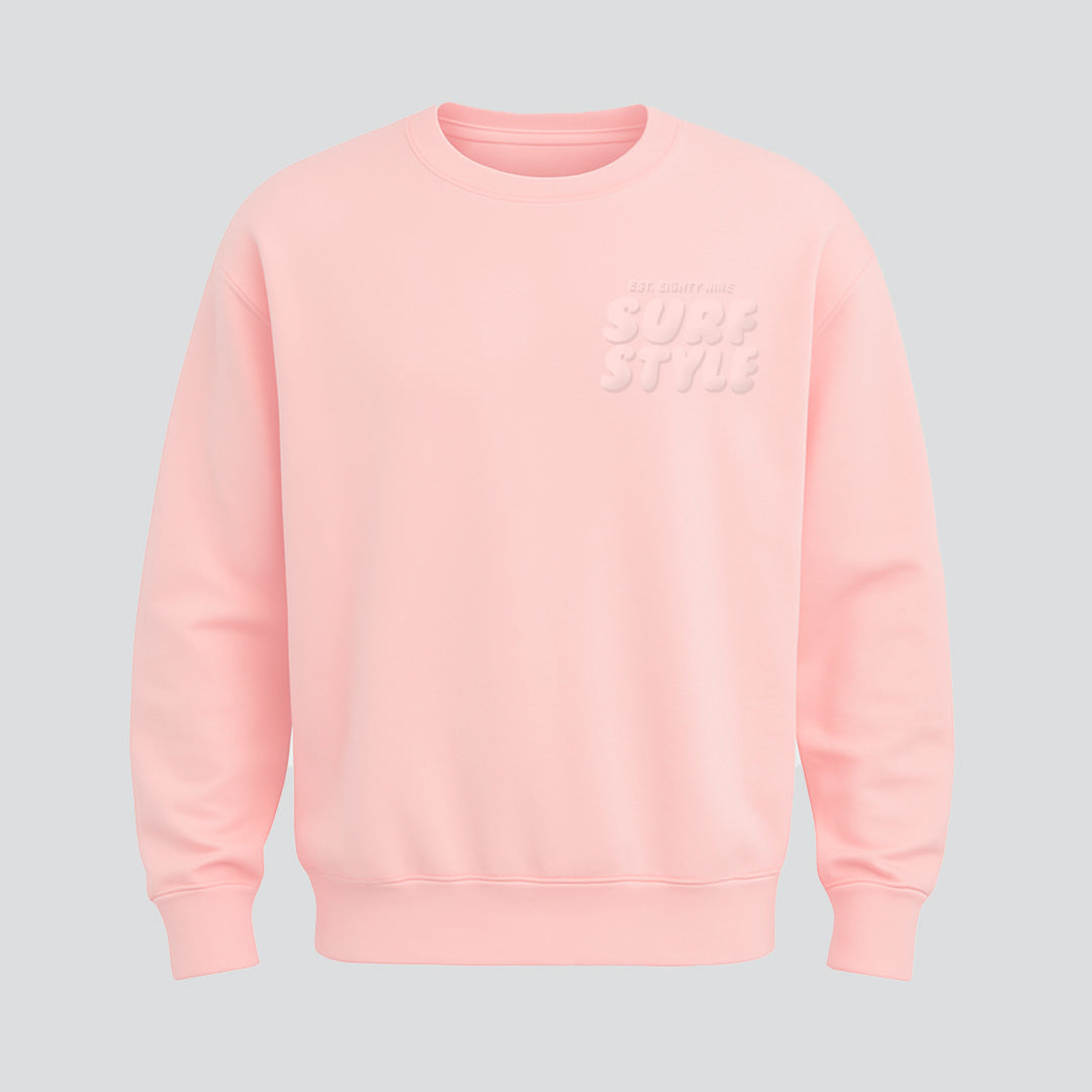 Puff Tone On Tone Garment Dye Crewneck Sweatshirt