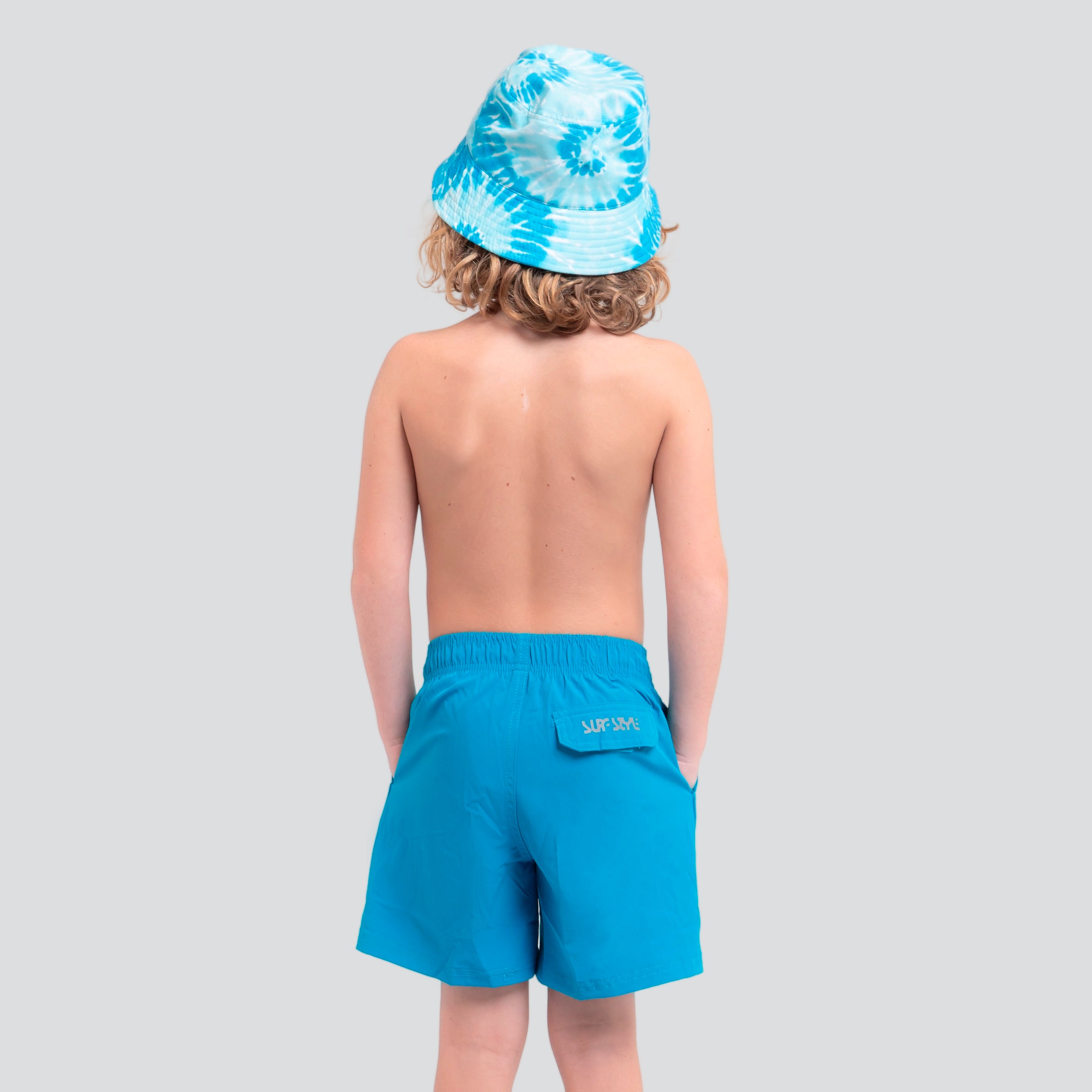 Boy's 4-Way Stretch Volley Swim Shorts Surf Style