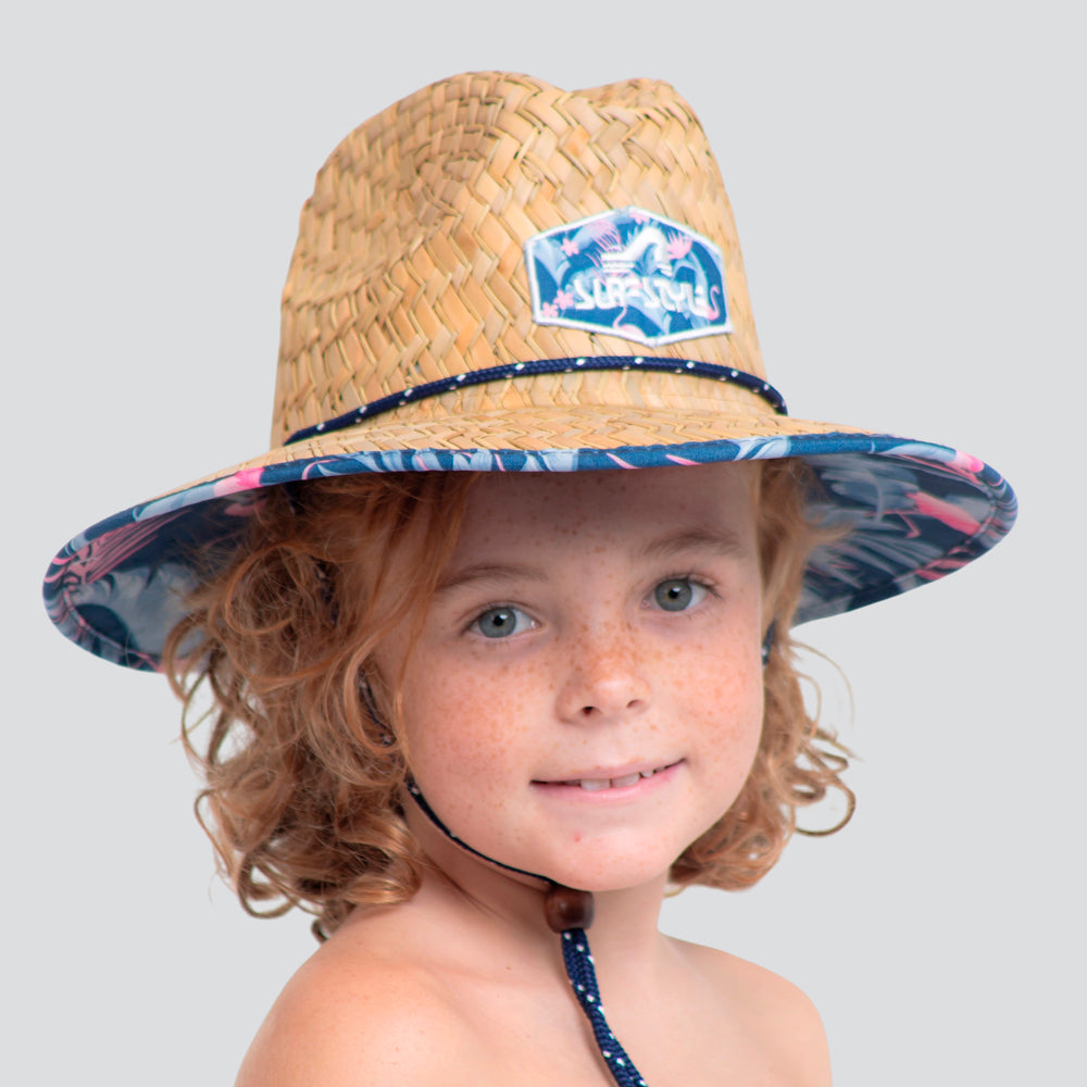 Kids' Flamingo Lifeguard Hats | Surf Style