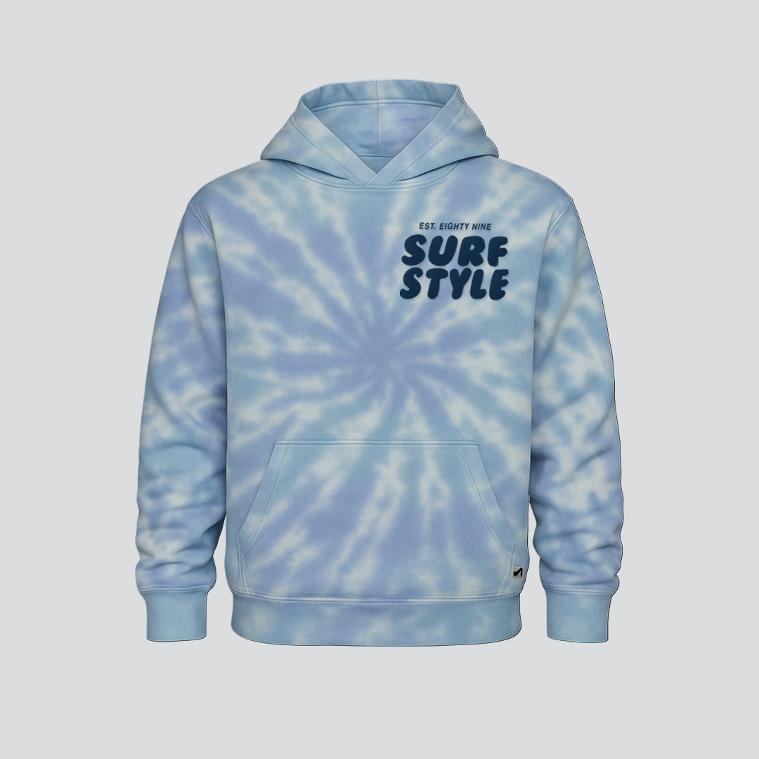Kids Surf Style Puff Fleece Pullover Hoodie