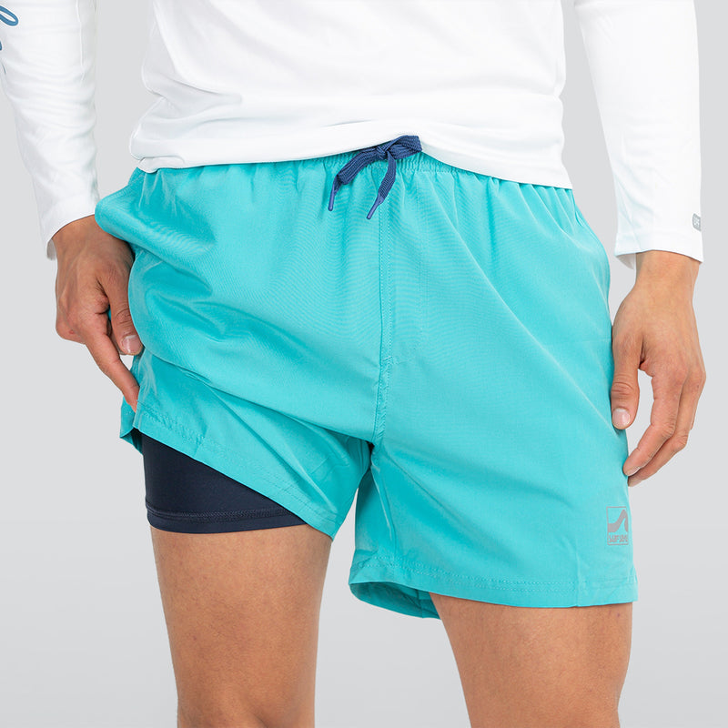 Volley w/Boxer Brief Swim Trunks