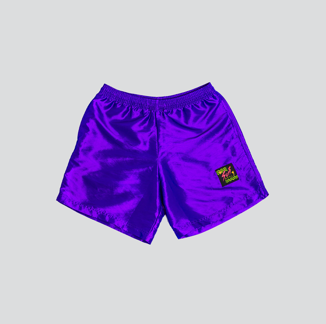 【新品】Subculture NYLON SURF SHORTS Iridescent Interplanetary Shorts | Surf Style